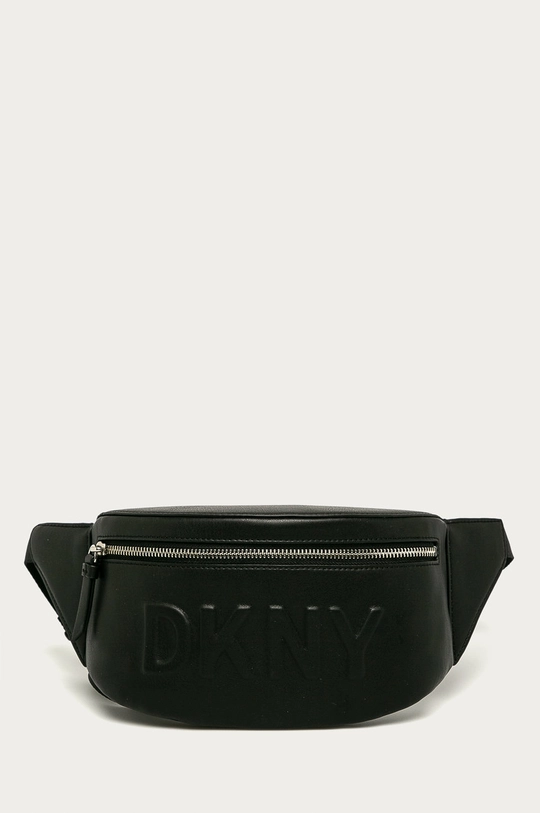 Dkny - Borseta de piele uni negru R82IZ548