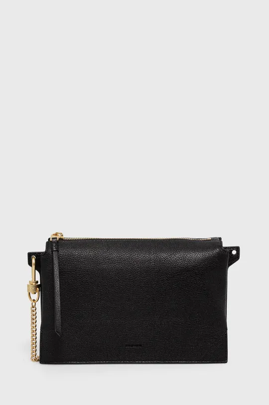 чорний AllSaints - Шкіряна сумочка Жіночий