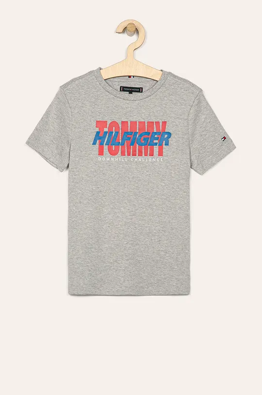 sivá Tommy Hilfiger - Detské tričko 128-176 cm Chlapčenský
