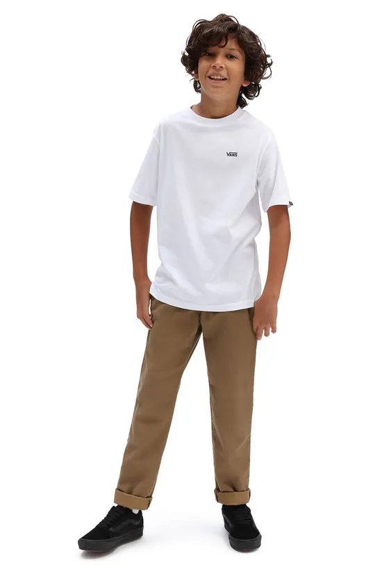 белый Vans - Детская футболка 129-173 cm Для мальчиков