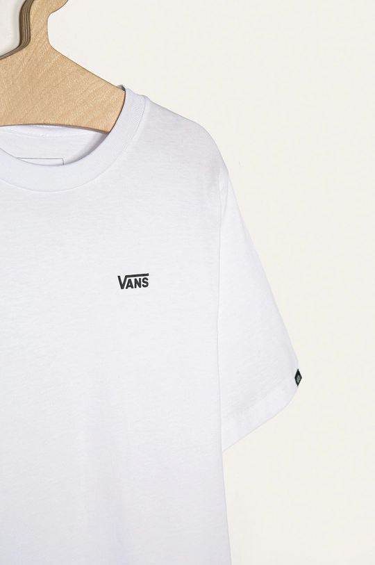 biały Vans - T-shirt dziecięcy 129-173 cm