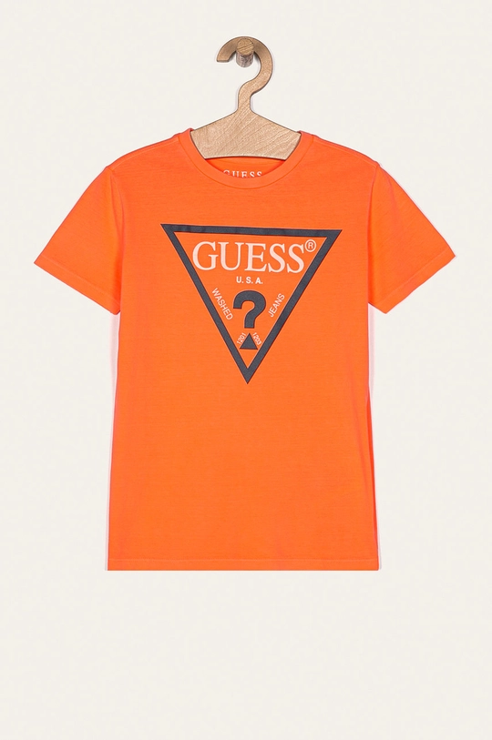 oranžová Guess Jeans - Detské tričko 104-175 cm Chlapčenský