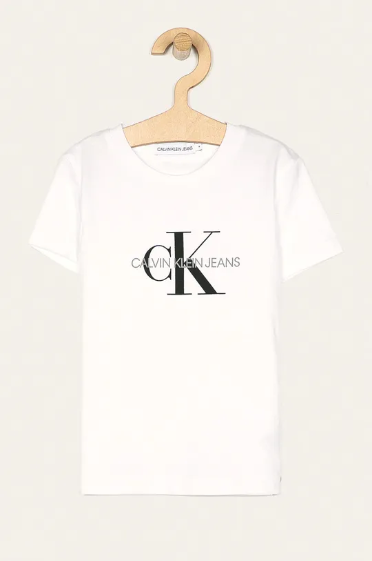 Calvin Klein Jeans - Detské tričko 104-176 cm biela