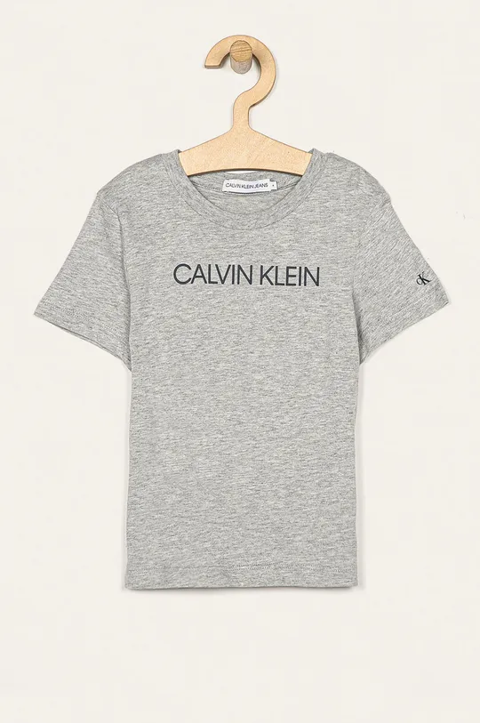 světle šedá Calvin Klein Jeans - Dětské tričko 104-176 cm Chlapecký