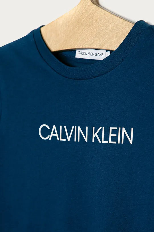 Calvin Klein Jeans - T-shirt dziecięcy 104-176 cm IB0IB00347 35 % Bawełna, 65 % Poliester
