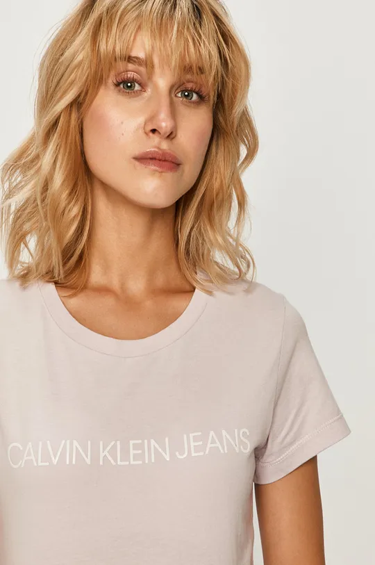 ružová Calvin Klein Jeans - Tričko