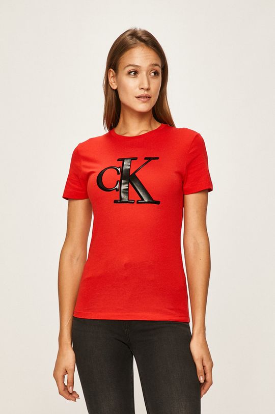 červená Calvin Klein Jeans - Tričko Dámský