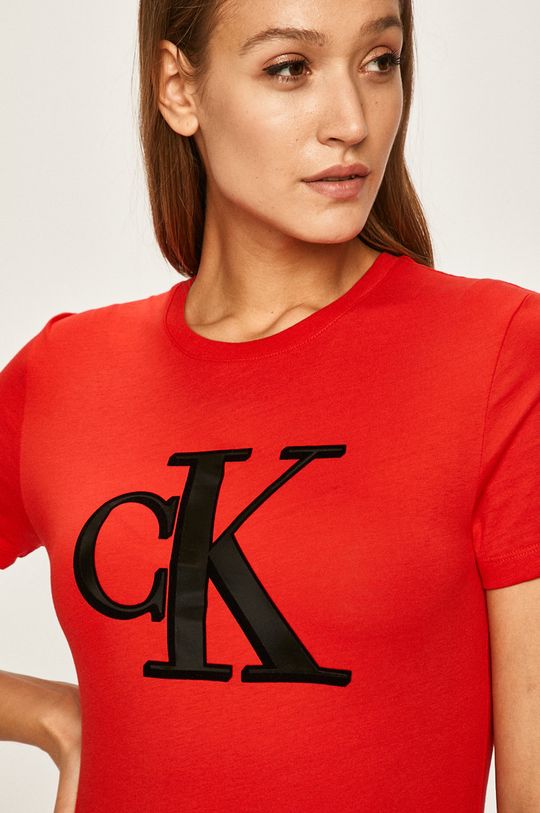červená Calvin Klein Jeans - Tričko