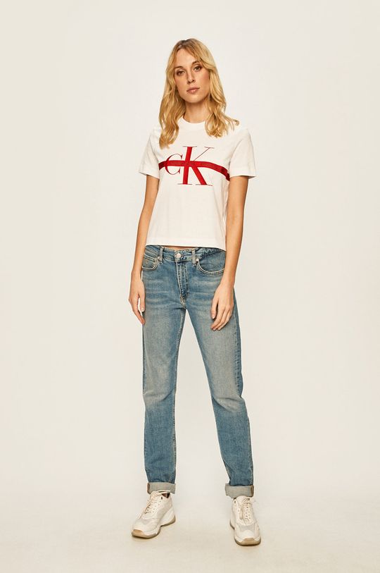 Calvin Klein Jeans - Tricou alb