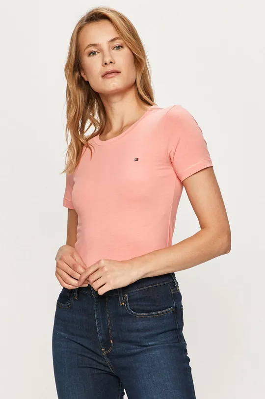 rózsaszín Tommy Hilfiger - T-shirt