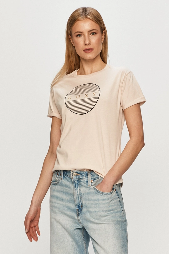 różowy Roxy - T-shirt Damski