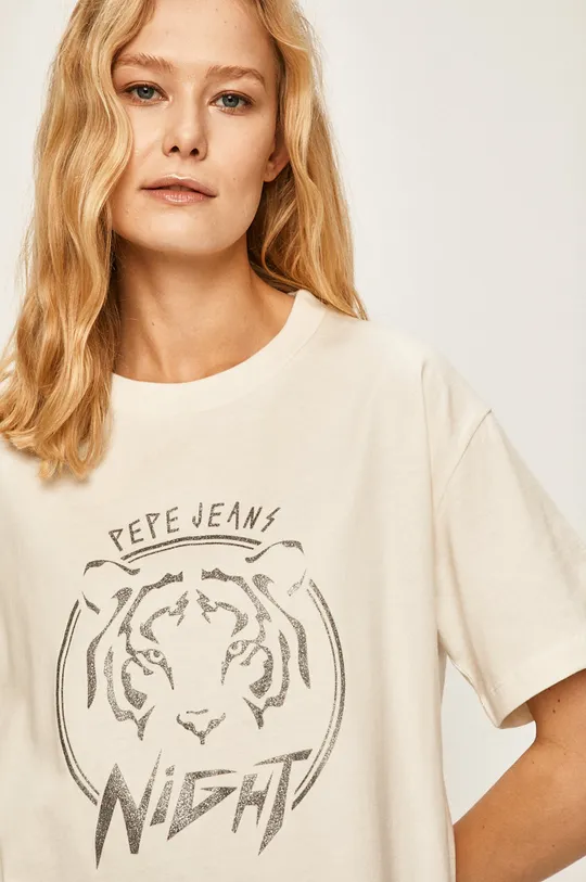 biały Pepe Jeans - T-shirt Charlotte