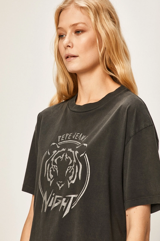 szary Pepe Jeans - T-shirt Charlotte