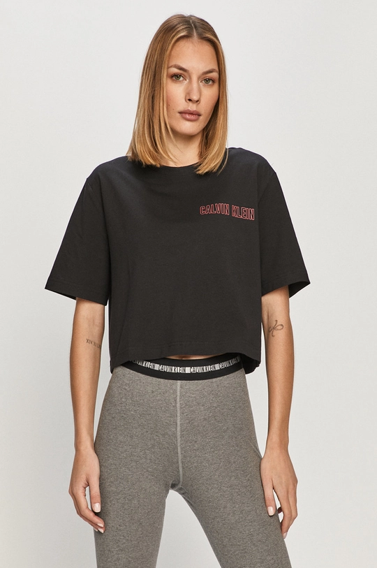 fekete Calvin Klein Performance - T-shirt Női