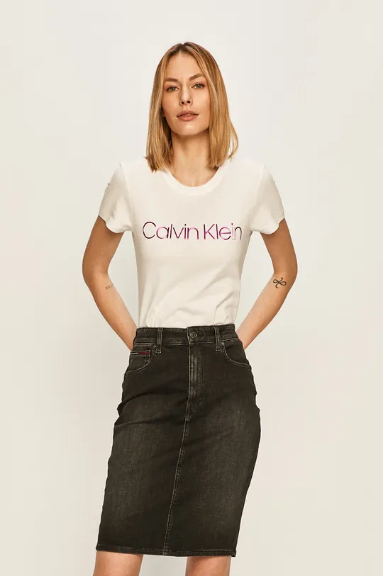 biela Calvin Klein - Tričko Dámsky