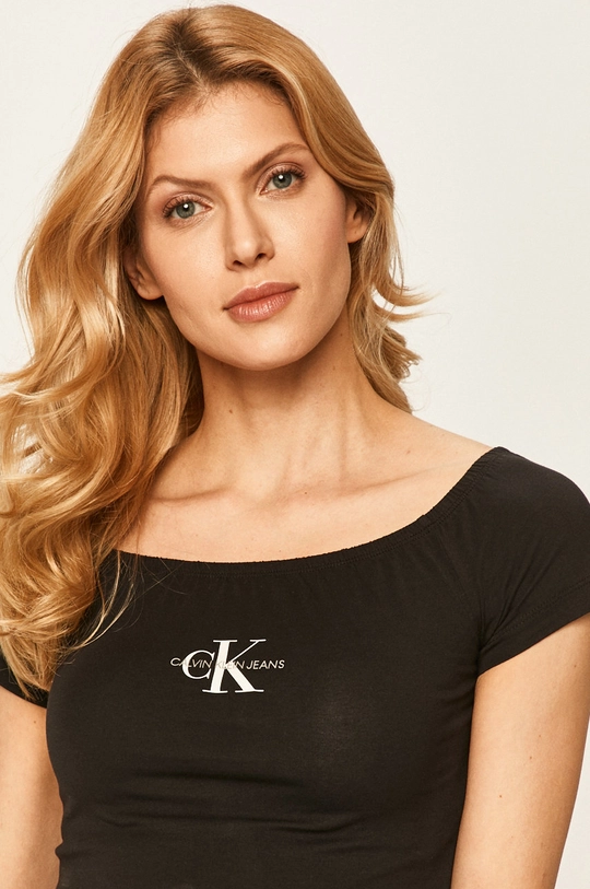 czarny Calvin Klein Jeans Top J20J214382