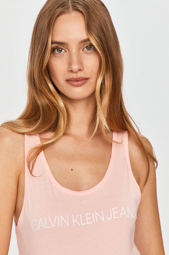 pastelowy różowy Calvin Klein Jeans - Top