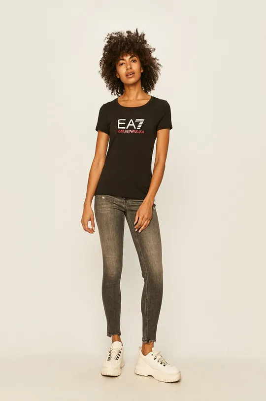 EA7 Emporio Armani - T-shirt 8NTT63.TJ12Z czarny