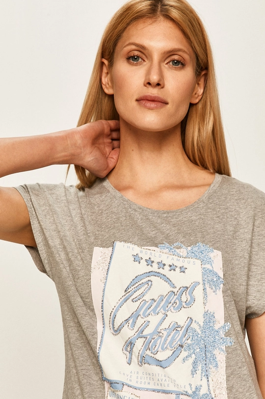 szürke Guess Jeans - T-shirt