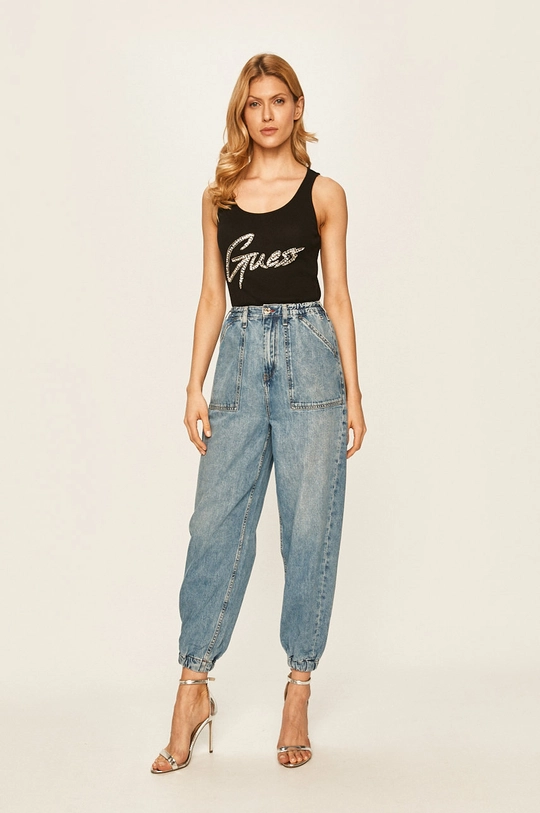 Guess Jeans - Top čierna