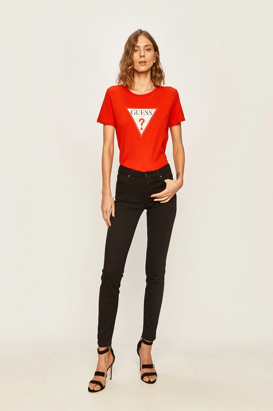 Guess Jeans - T-shirt piros