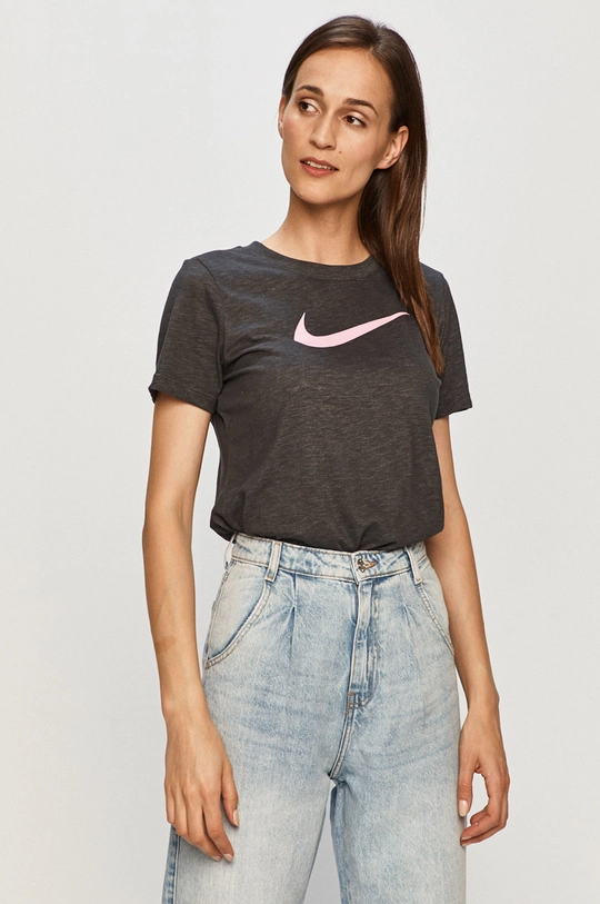 szary Nike - T-shirt Damski