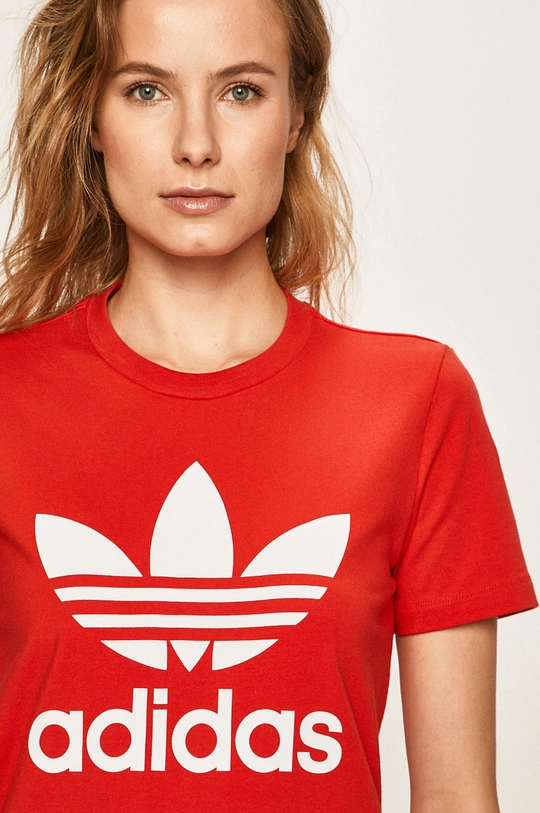 červená adidas Originals - Tričko FM3302 Dámsky