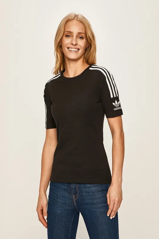 czarny adidas Originals - T-shirt FM2592