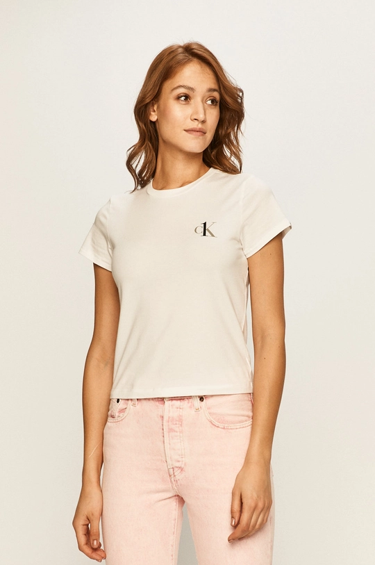 bela Calvin Klein Underwear T-shirt Ženski