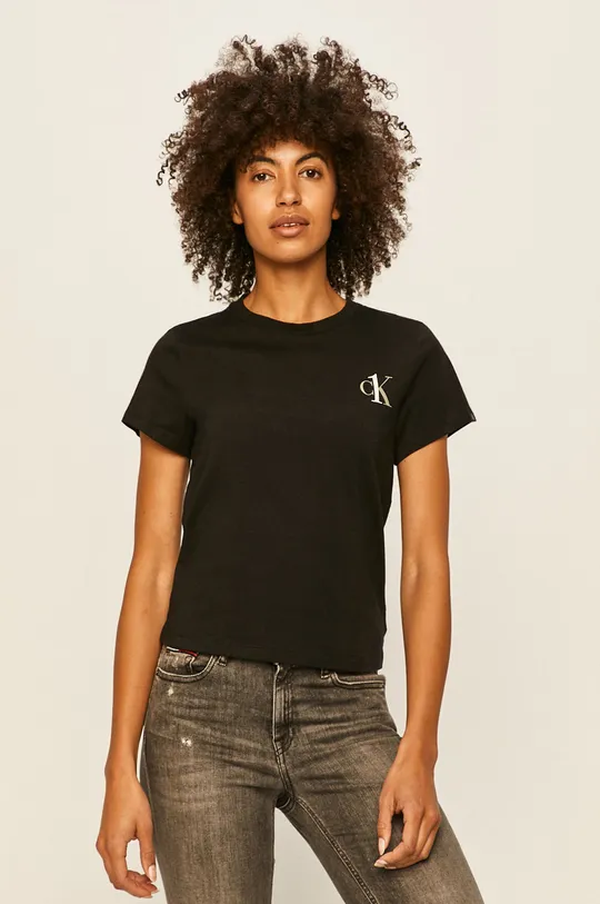czarny Calvin Klein Underwear - T-shirt CK One Damski