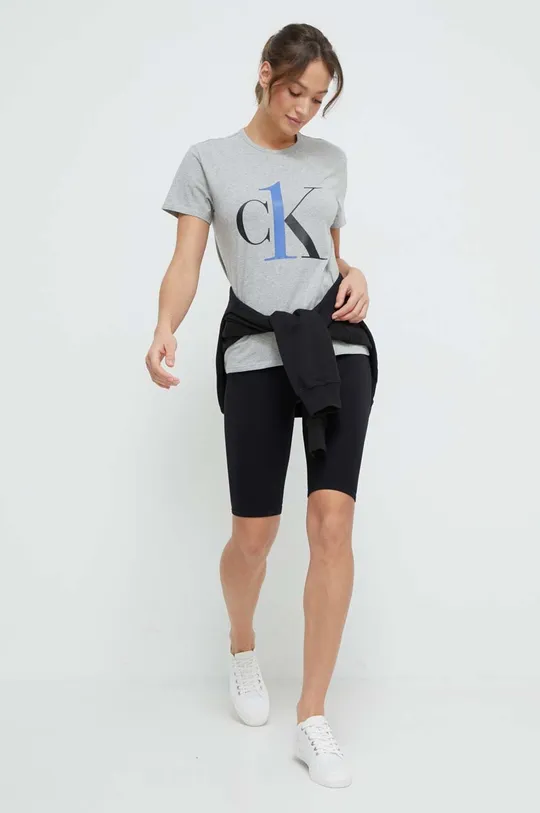 Kratka majica Calvin Klein Underwear siva