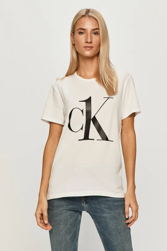 bijela Majica kratkih rukava Calvin Klein Underwear Ženski
