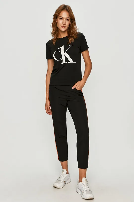 Μπλουζάκι Calvin Klein Underwear μαύρο