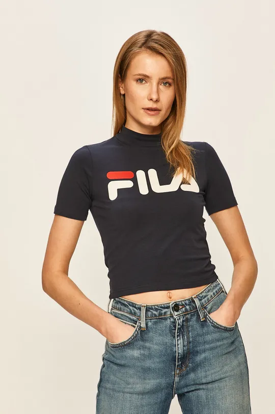 granatowy Fila - T-shirt Damski