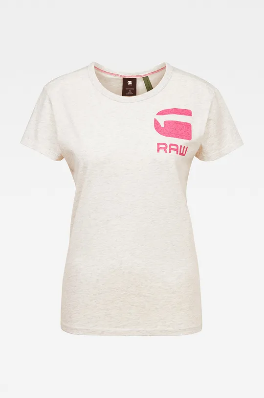 beżowy G-Star Raw - T-shirt D16280.4107