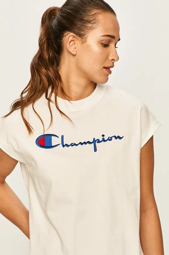 λευκό Champion - Μπλουζάκι Γυναικεία