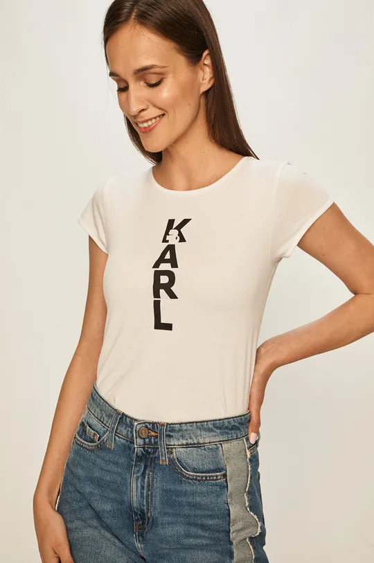 biela Karl Lagerfeld - Tričko