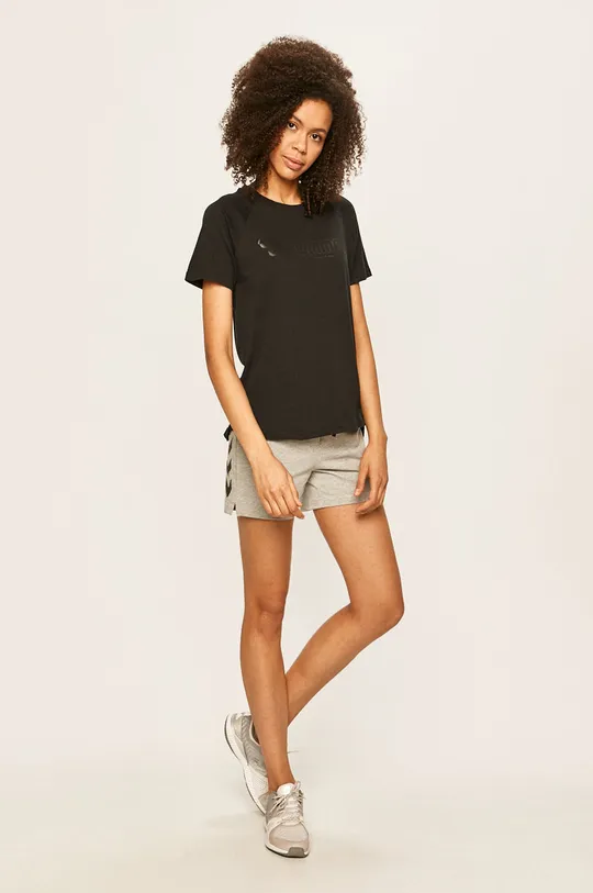 Hummel - T-shirt czarny