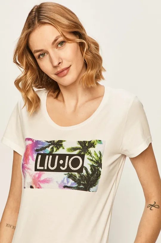 fehér Liu Jo - T-shirt