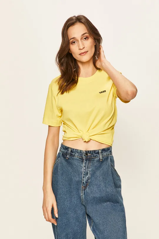 żółty Vans - T-shirt Damski