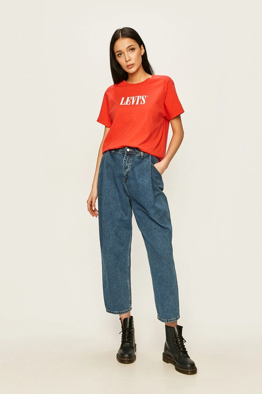 Levi's - T-shirt piros