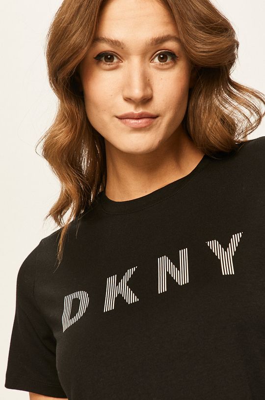 czarny Dkny - T-shirt