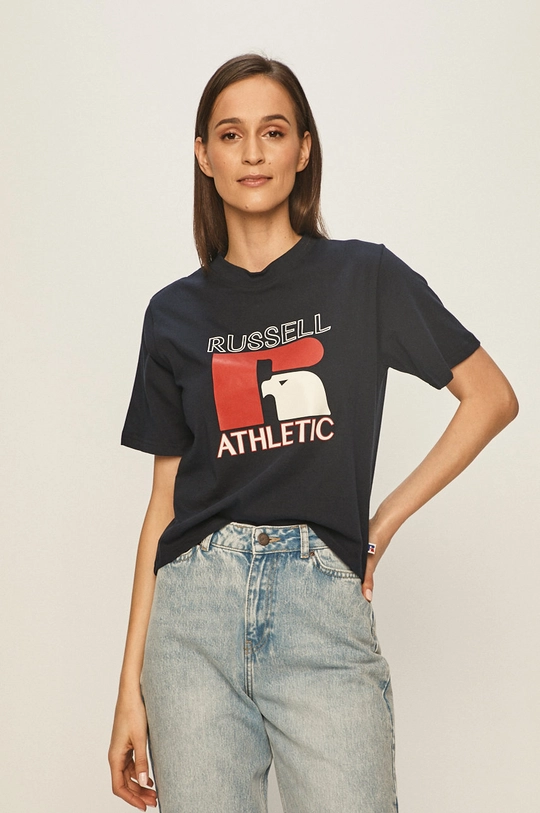 granatowy Russel Athletic - T-shirt