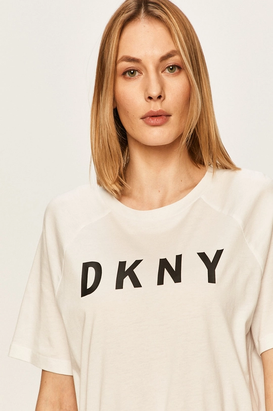 biały Dkny - T-shirt P0AH7EGP Damski