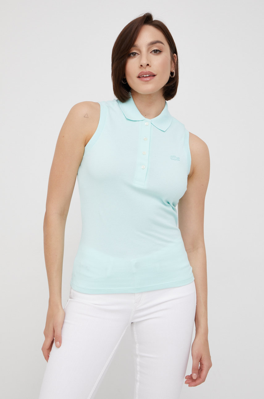 miętowy Lacoste top PF5445 Damski