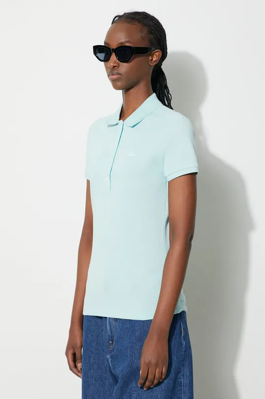 turquoise Lacoste polo shirt