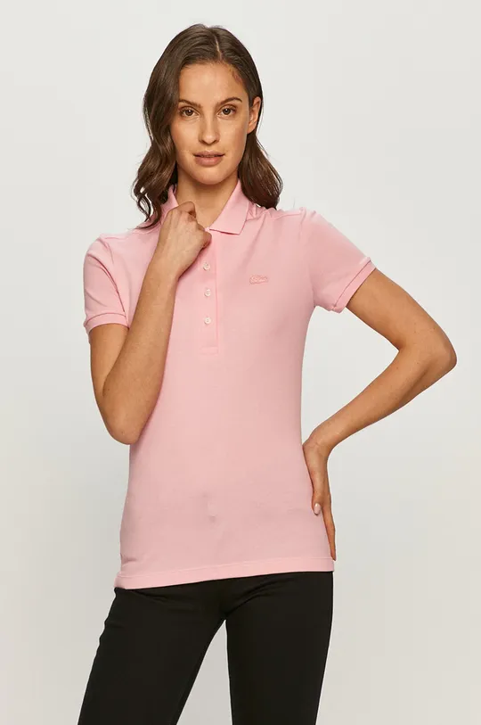 różowy Lacoste T-shirt PF5462 Damski