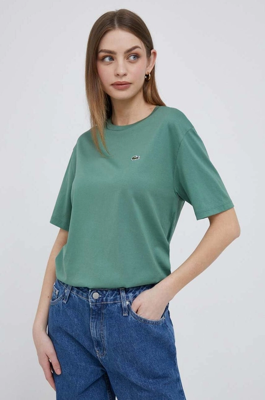 verde Lacoste tricou din bumbac De femei