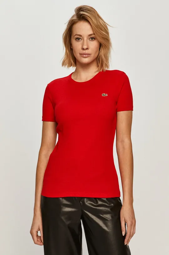 red Lacoste t-shirt Women’s