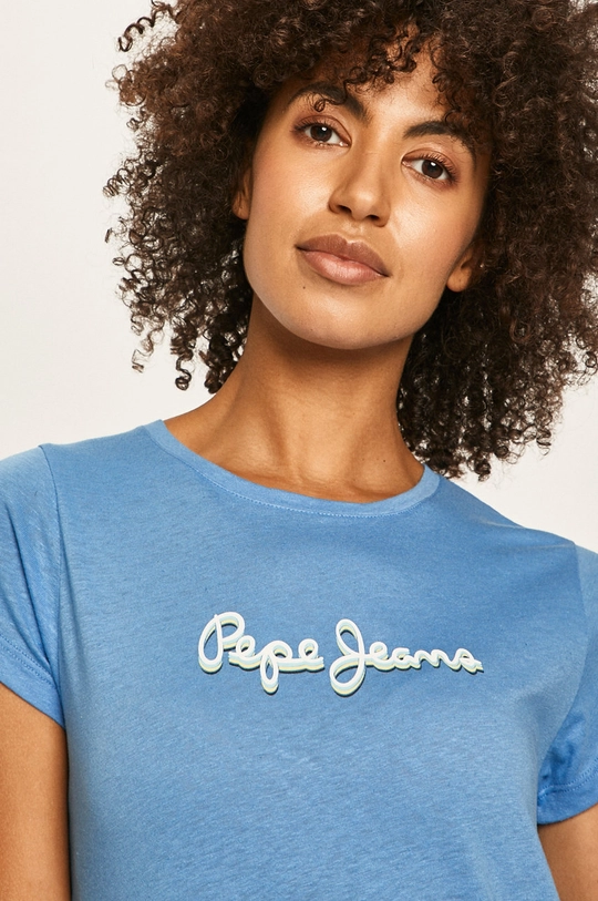 niebieski Pepe Jeans - T-shirt Daisy Damski